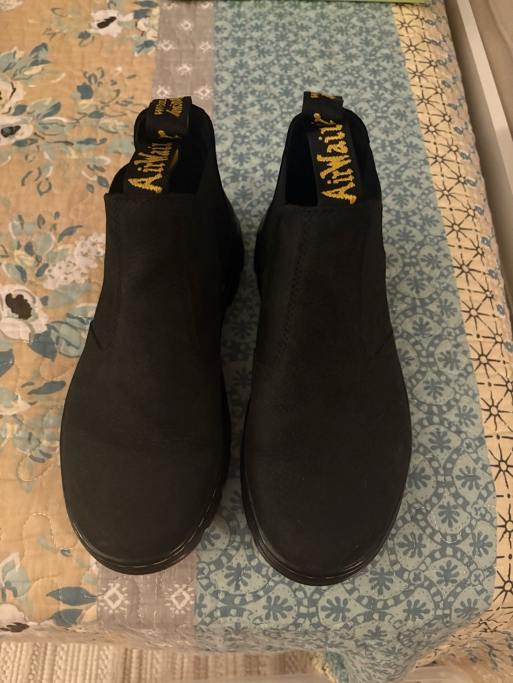Black Slip-On Dr. Marten Chelsea Boots